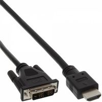 InLine 4043718064564 video kabel adapter 2 m HDMI Type A (Standaard) DVI Zwart - thumbnail