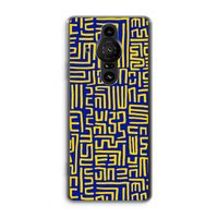 Majorelle Blue Print: Sony Xperia Pro-I Transparant Hoesje
