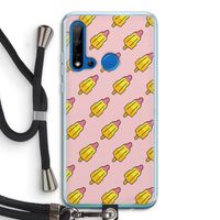 Waterijsjes: Huawei P20 Lite (2019) Transparant Hoesje met koord