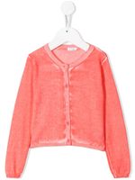 Il Gufo cardigan à effet délavé - Rose - thumbnail