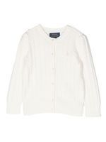 POLO RALPH LAUREN KIDS cardigan Polo Pony en coton - Blanc