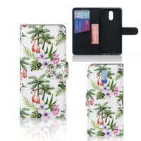 Nokia 2.3 Telefoonhoesje met Pasjes Flamingo Palms