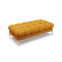 Cosmopolitan Design Bali Hocker - Okergeel / Goud