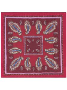 ETRO paisley-print silk scarf - Rouge