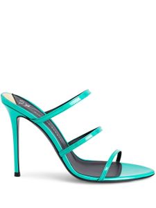 Giuseppe Zanotti sandales Alimha 105 mm en cuir - Vert