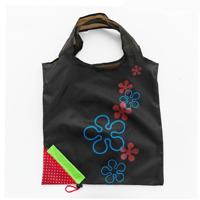 2 PC'S creatieve aardbei winkelen herbruikbare vouwen herbruikbare kruidenier Shopping Bag (zwart)