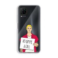 Gimme a call: Huawei P40 Lite Transparant Hoesje