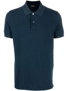 TOM FORD polo à manches courtes - Bleu