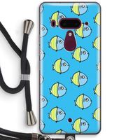 Visjes: HTC U12+ Transparant Hoesje met koord