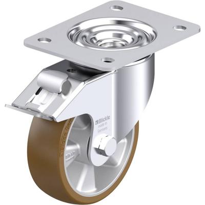 Blickle LK-ALB 125K-3-FI Plaatstalen zwenkwiel Wieldiameter: 125 mm Draagvermogen (max.): 350 kg 1 stuk(s)