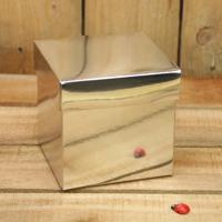 Bonbon doosjes - Chocolade doosje - Zilver glans KUBUS - 24 stuks