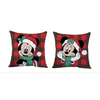 Mickey Mouse sierkussen kerst 35x35 cm