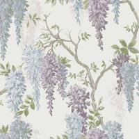 Laura Ashley - Vliesbehang - Wisteria Garden Pale Iris - 10mx52cm - thumbnail