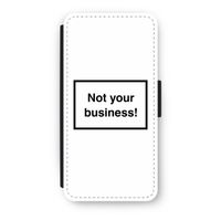 Not your business: iPhone SE 2020 Flip Hoesje