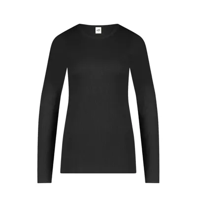 Thermo Rib dames shirt Lange mouw - Warm thermisch ondershirt met ronde hals