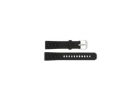 Horlogeband Tag Heuer BT0711 / BT0707 / WAC1210 / WAC1211 Rubber Zwart 17mm
