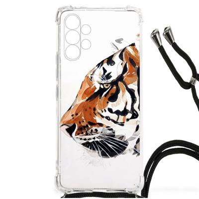 Back Cover Samsung Galaxy A13 4G Watercolor Tiger Back Cover Samsung Galaxy A13 4G Watercolor Tiger