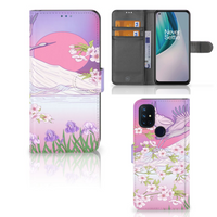 OnePlus Nord N10 Telefoonhoesje met Pasjes Bird Flying