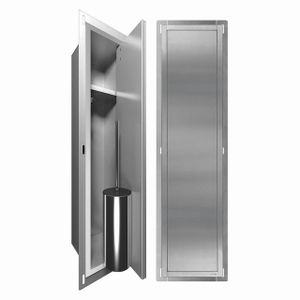 Looox Closed closetborstelgarnituur - rvs geborsteld cl6