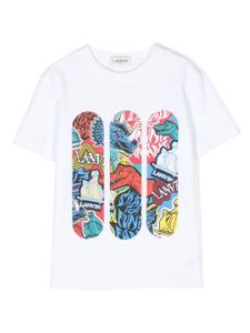 Lanvin Enfant t-shirt à imprimé graphique - Blanc