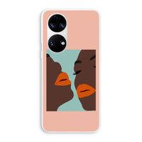 Orange lips: Huawei P50 Transparant Hoesje
