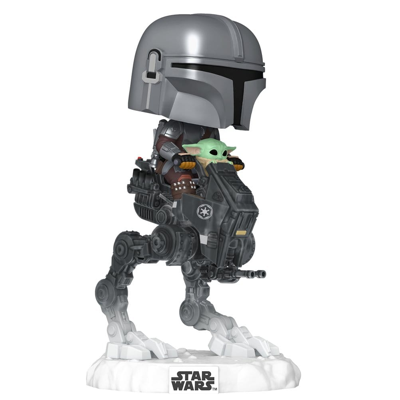 Funko POP! Star Wars The Mandalorian with Grogu in Imperial Remnant AT-RT