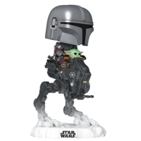 Funko POP! Star Wars The Mandalorian with Grogu in Imperial Remnant AT-RT