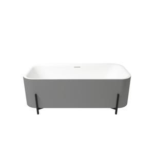 Vrijstaand Ligbad Zydra Aura 75x170 cm Titanio