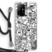 Vexx City #2: Oppo A94 5G Transparant Hoesje met koord