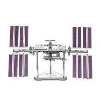 Metal Earth Iconx International Space Station (ISS) Metalen bouwpakket - thumbnail