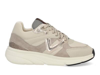 VIA VAI Vic Kyro 62184 combi mushroom Beige maat 37