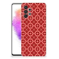 Samsung Galaxy A73 5G TPU bumper Batik Rood