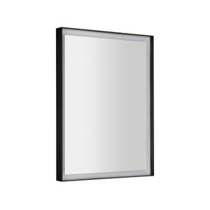 Badkamerspiegel Sapho Sort Led 60x80 cm LED-Verlichting Frame Mat Zwart