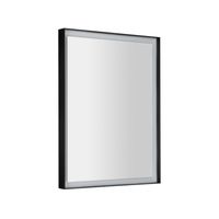 Badkamerspiegel Sapho Sort Led 60x80 cm LED-Verlichting Frame Mat Zwart