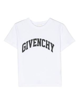 Givenchy Kids t-shirt en coton à logo imprimé - Blanc