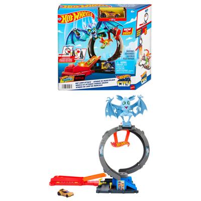 Hot Wheels City vleermuisaanval looping speelset