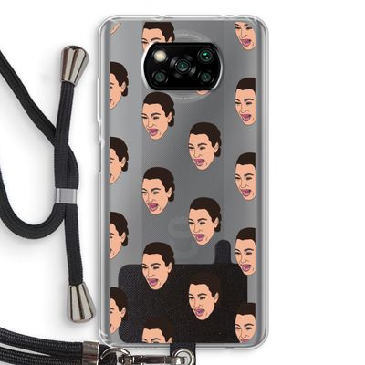 Ugly Cry Call: Xiaomi Poco X3 Pro Transparant Hoesje met koord