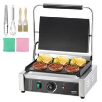 VEVOR Panini Persgrill Sandwichmaker Contactgrill Commercieel Elektrisch