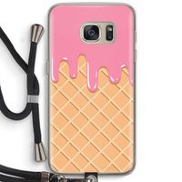 Ice cream: Samsung Galaxy S7 Transparant Hoesje met koord