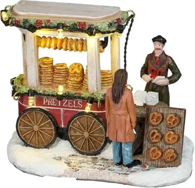 Luville Schneewald Pretzel market shop battery operated