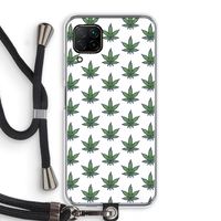 Weed: Huawei P40 Lite Transparant Hoesje met koord