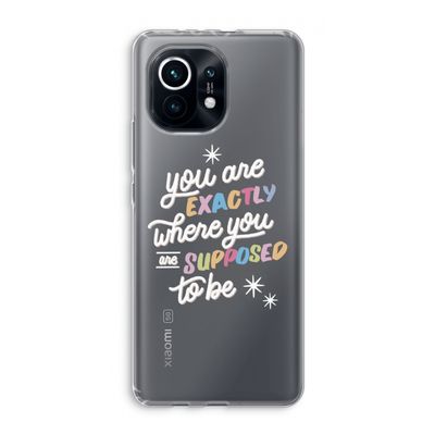 Right Place: Xiaomi Mi 11 Transparant Hoesje