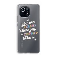 Right Place: Xiaomi Mi 11 Transparant Hoesje