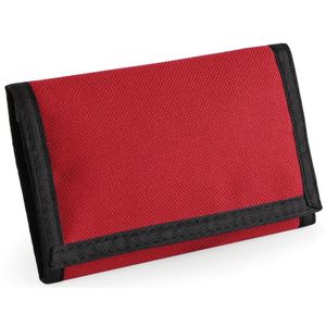 Portemonnee/portefeuille rood 13 cm   -