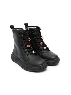 Geox Kids bottines Phaolae - Noir