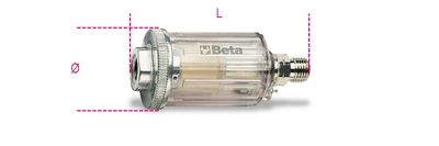 Beta Mini waterafscheider 1919SC 1/4 - 019190035