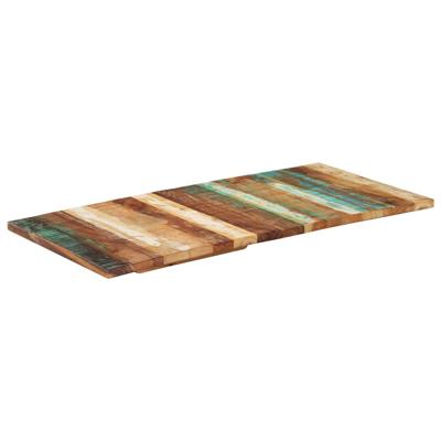 Tafelblad rechthoekig 25-27mm 60x120 cm massief gerecycled hout