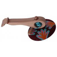 Mamatoyz Spinningtol Hout 16 Cm Rood/oranje - thumbnail