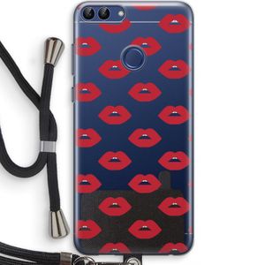 Lips: Huawei P Smart (2018) Transparant Hoesje met koord