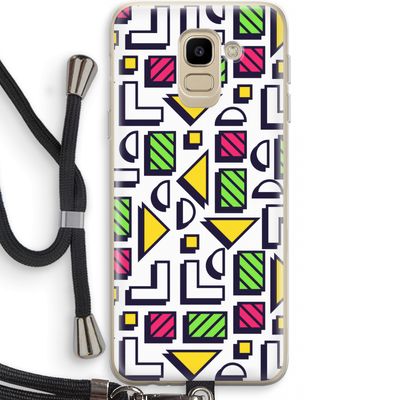 8-bit N°4: Samsung Galaxy J6 (2018) Transparant Hoesje met koord